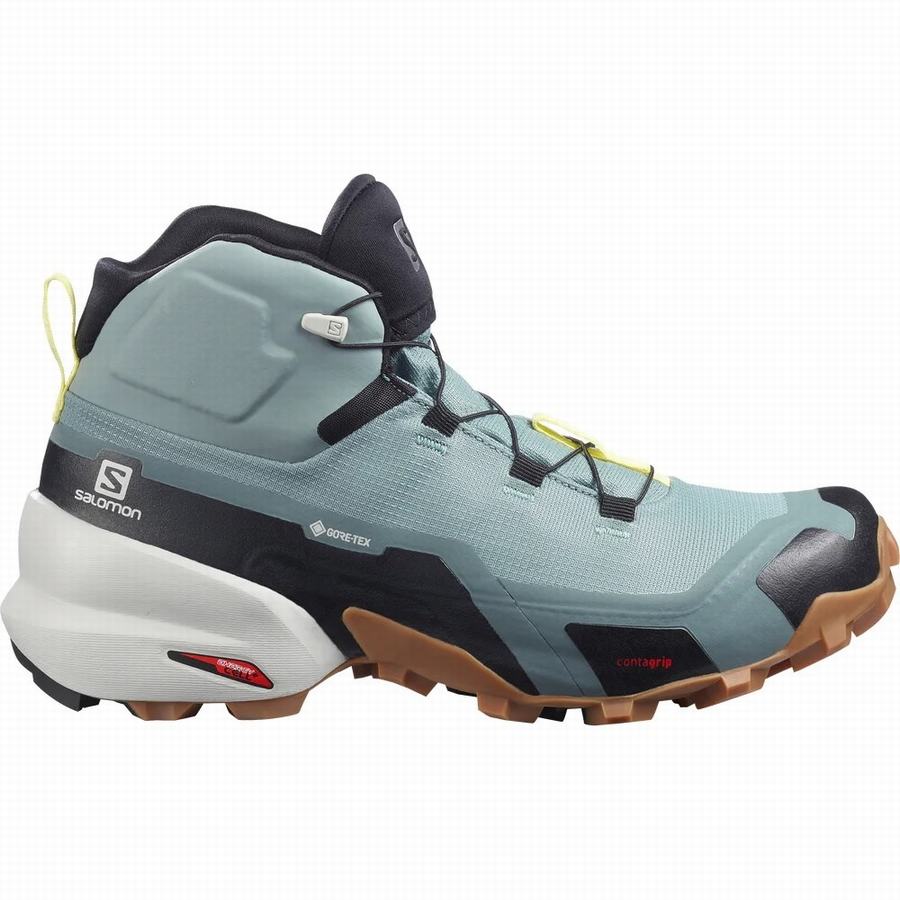 Salomon Cross Hike Mid Gore-tex Vandrestøvler Dame Mintgrønne [DZC9873GH]